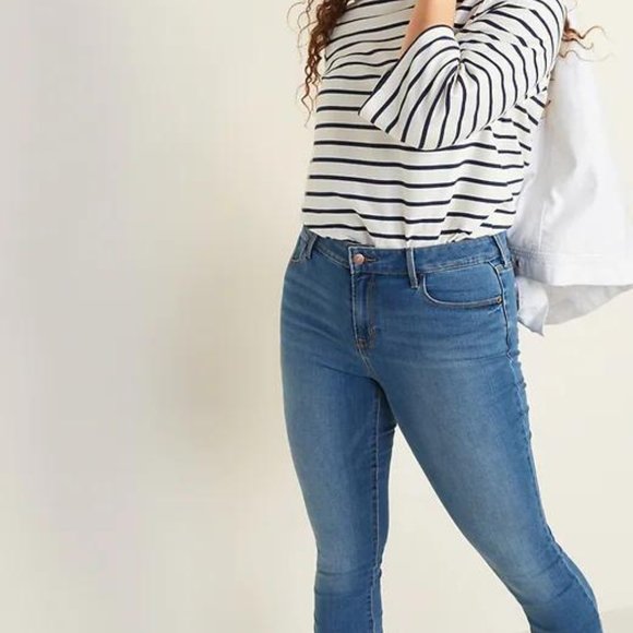 Old Navy Mid-Rise Pop Icon Skinny Jeans for Women New - Picture 3 of 4